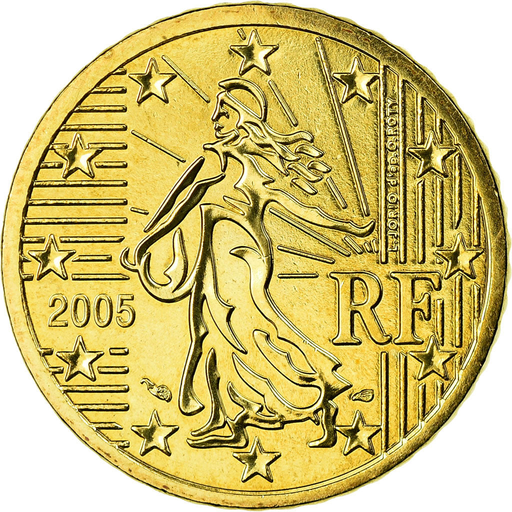 Frankrijk, 50 Euro Cent, 2005, PR, Tin, Gadoury:6., KM:1287