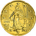 France, 20 Euro Cent, 2005, AU(55-58), Brass, Gadoury:5., KM:1286
