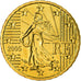 Francja, 10 Euro Cent, 2005, Paris, AU(55-58), Mosiądz, Gadoury:4a, KM:1285