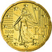 France, 20 Euro Cent, 2006, AU(55-58), Brass, Gadoury:5., KM:1286