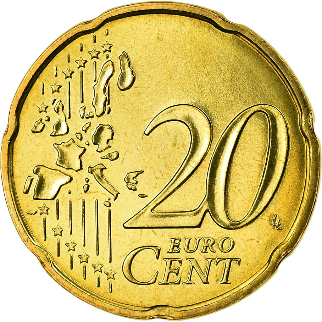 France, 20 Euro Cent, 2006, AU(55-58), Brass, Gadoury:5., KM:1286