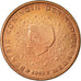 Niederlande, 2 Euro Cent, 2002, SS, Copper Plated Steel, KM:235