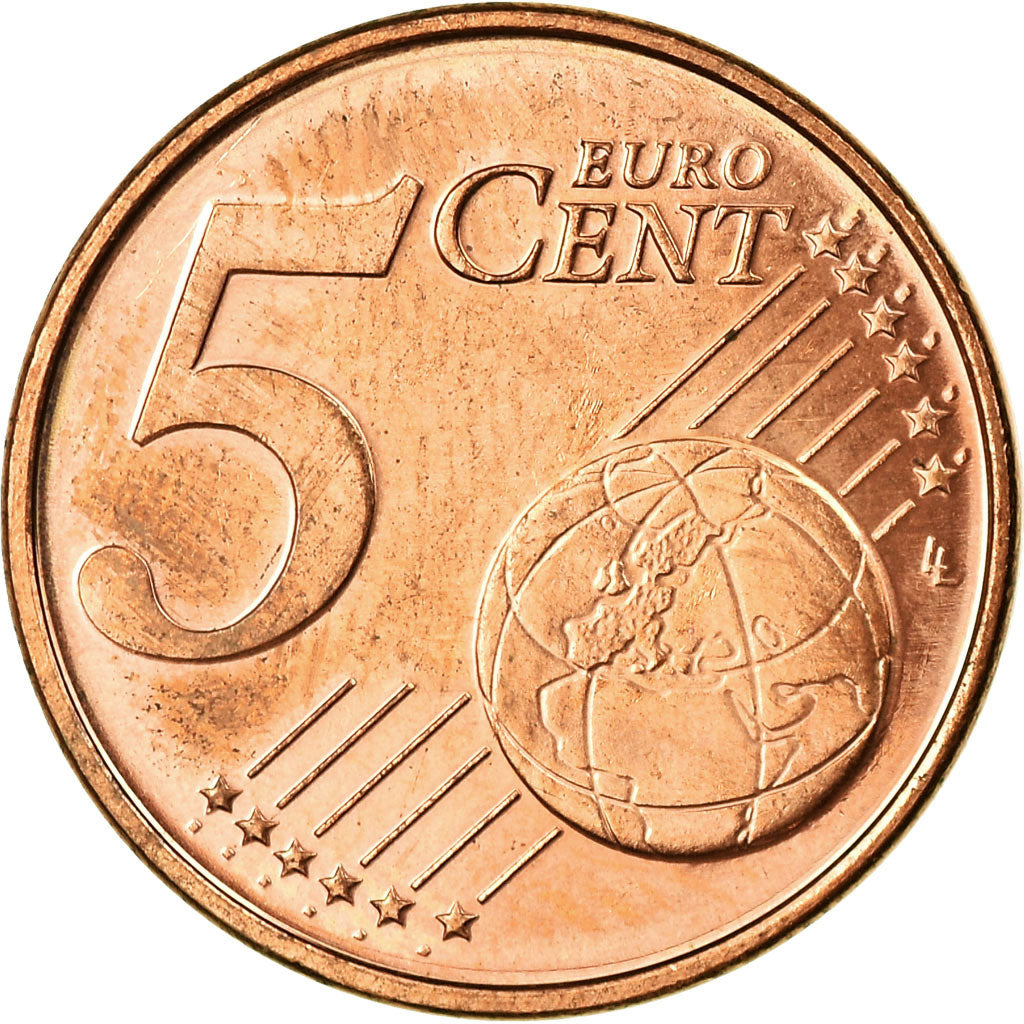Países Baixos, 5 Euro Cent, 2003, EF(40-45), Aço Cromado a Cobre, KM:236