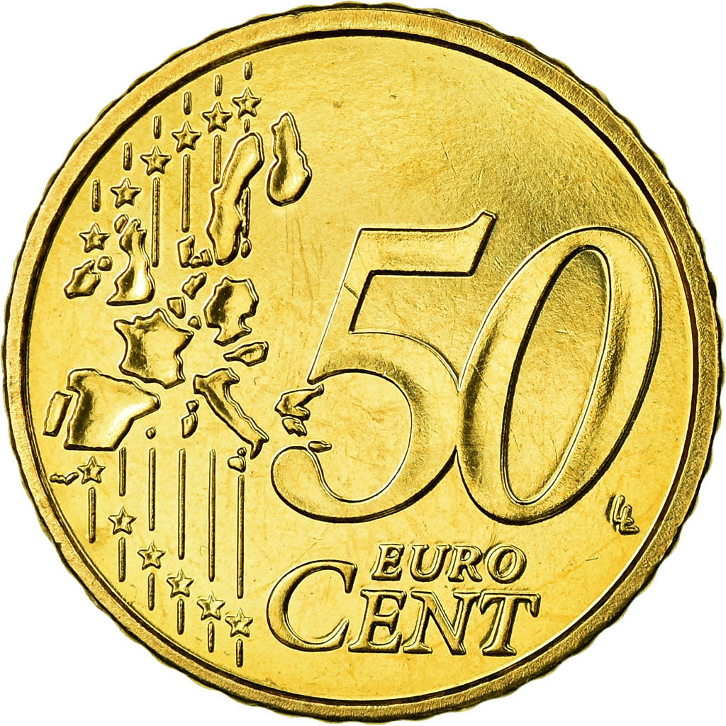 Belgium, 50 Euro Cent, 2006, MS(63), Brass, KM:229