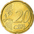 Chipre, 20 Euro Cent, 2009, AU(55-58), Latão, KM:82