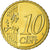 Cipro, 10 Euro Cent, 2009, SPL-, Ottone, KM:81
