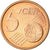 Chipre, 5 Euro Cent, 2009, EBC, Cobre chapado en acero, KM:80