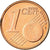 Cipro, Euro Cent, 2009, SPL-, Acciaio placcato rame, KM:78