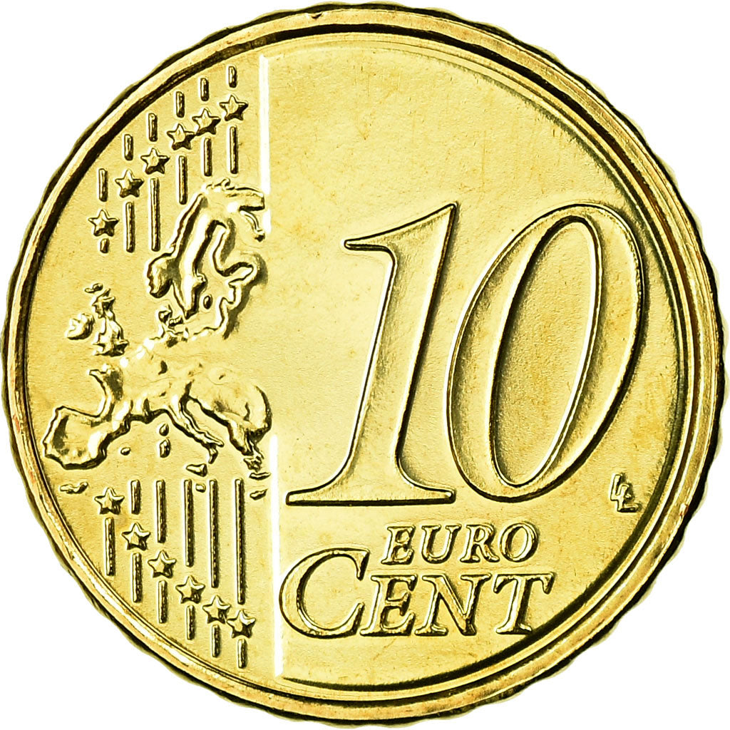 Slovenia, 10 Euro Cent, 2008, SPL, Ottone, KM:71