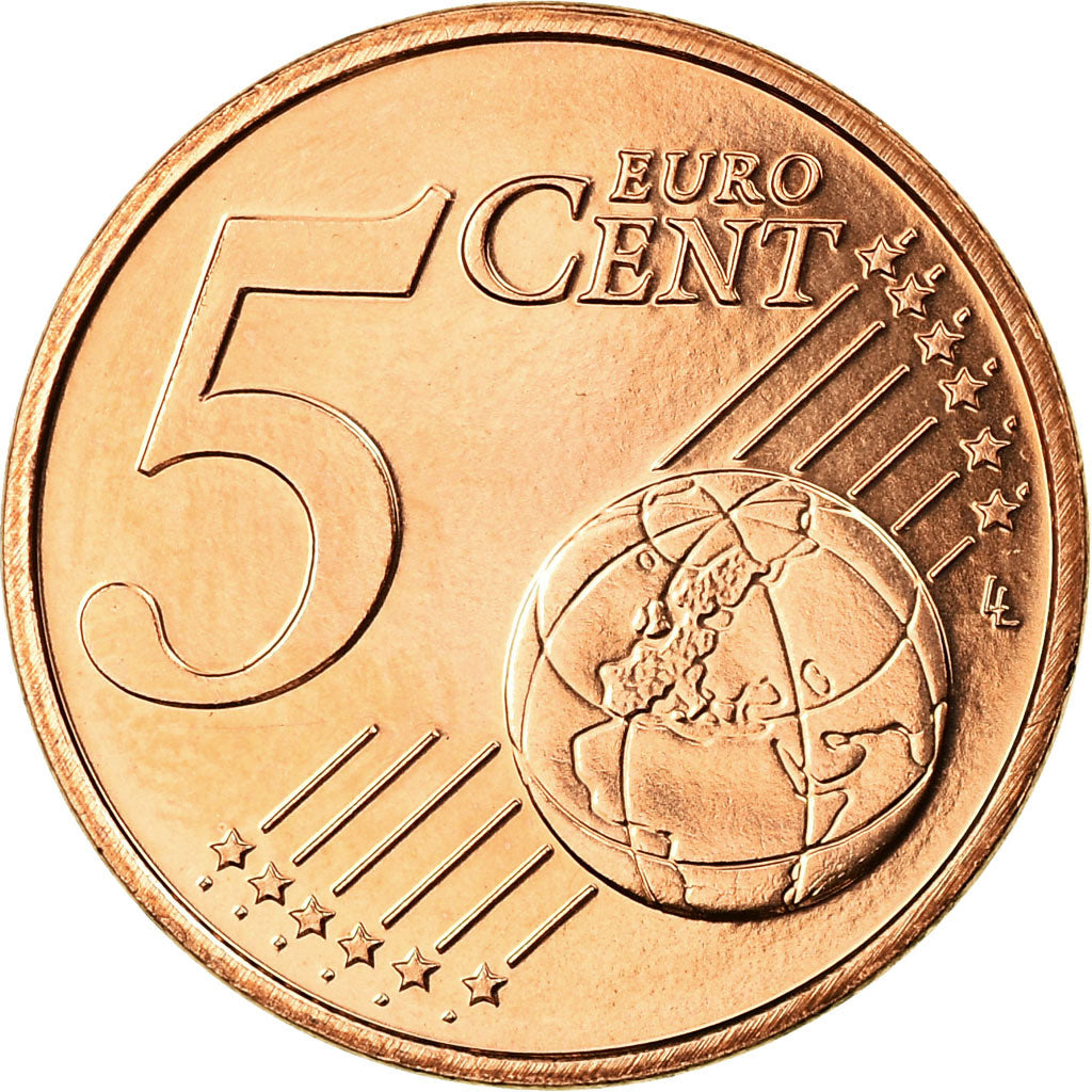 Slovenia, 5 Euro Cent, 2008, MS(63), Copper Plated Steel, KM:70