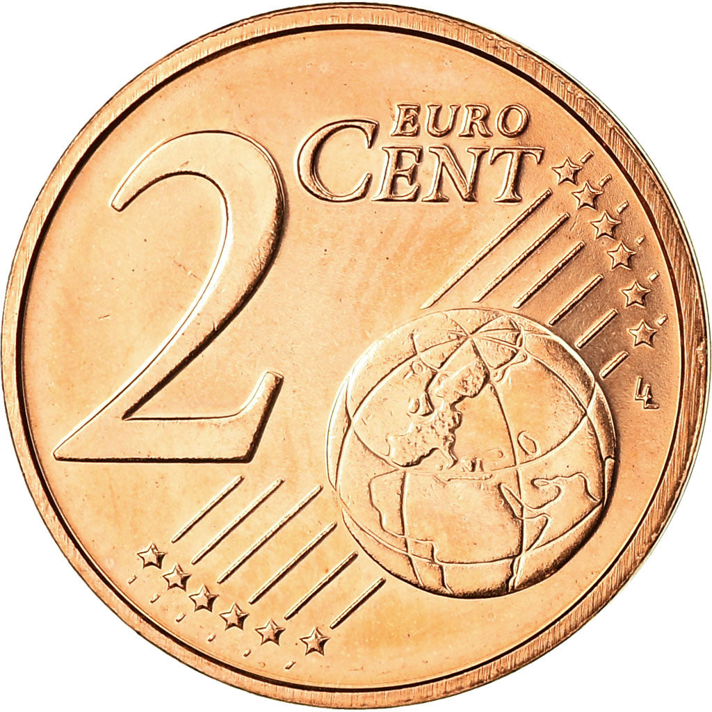 Eslovénia, 2 Euro Cent, 2008, MS(63), Aço Cromado a Cobre, KM:69