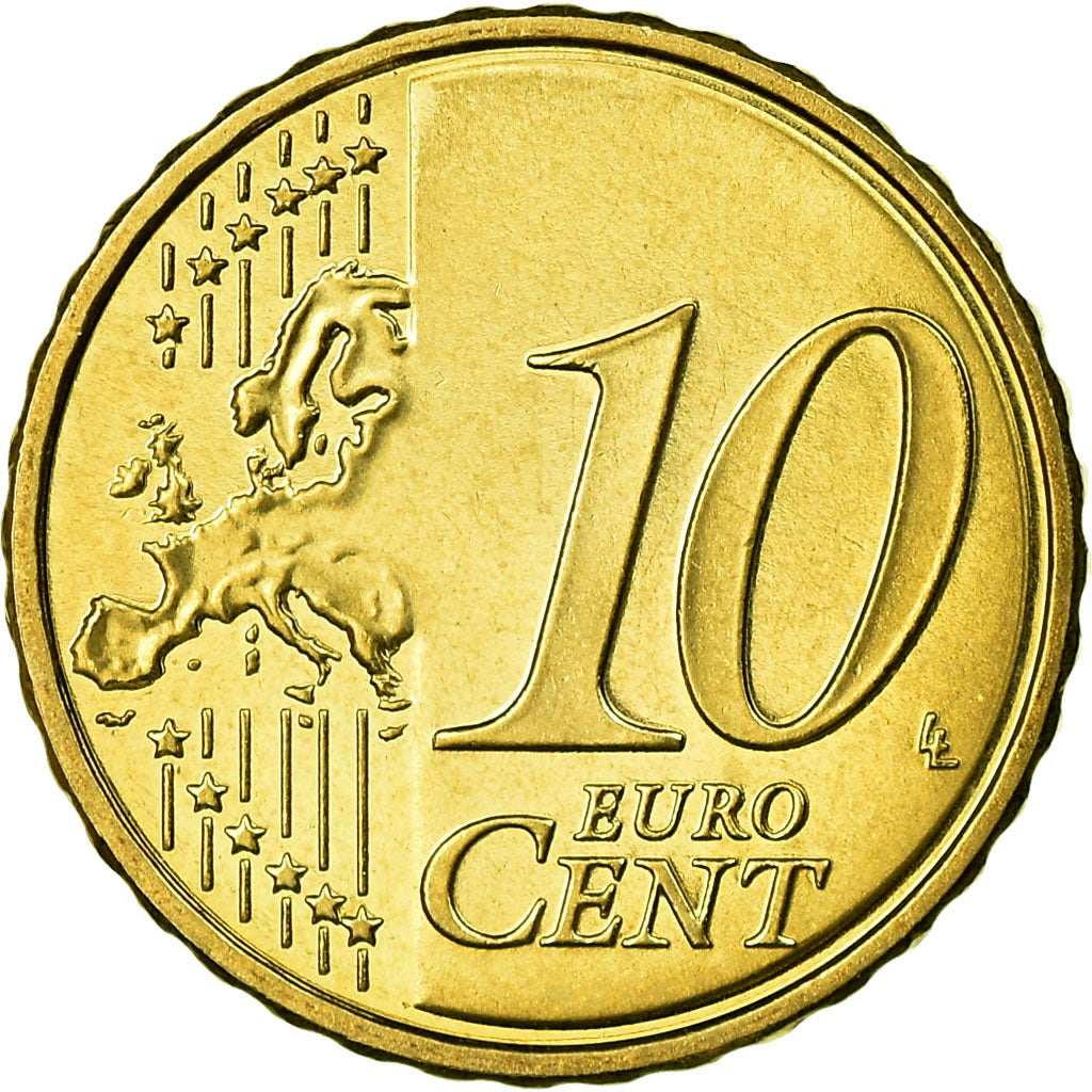 Slowenien, 10 Euro Cent, 2009, UNZ, Messing, KM:71