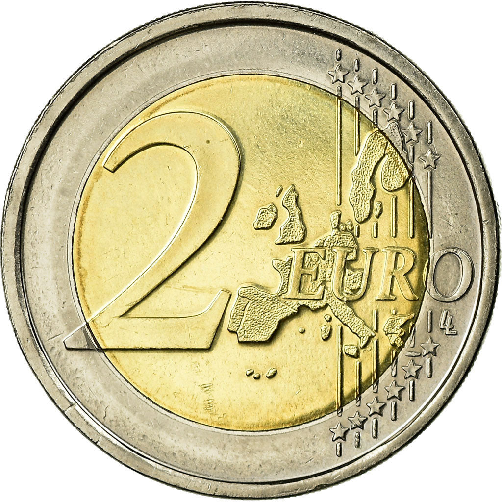 Finlandia, 2 Euro, 2001, BB, Bi-metallico, KM:105