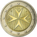 Malta, 2 Euro, 2008, AU(55-58), Bi-Metallic, KM:132
