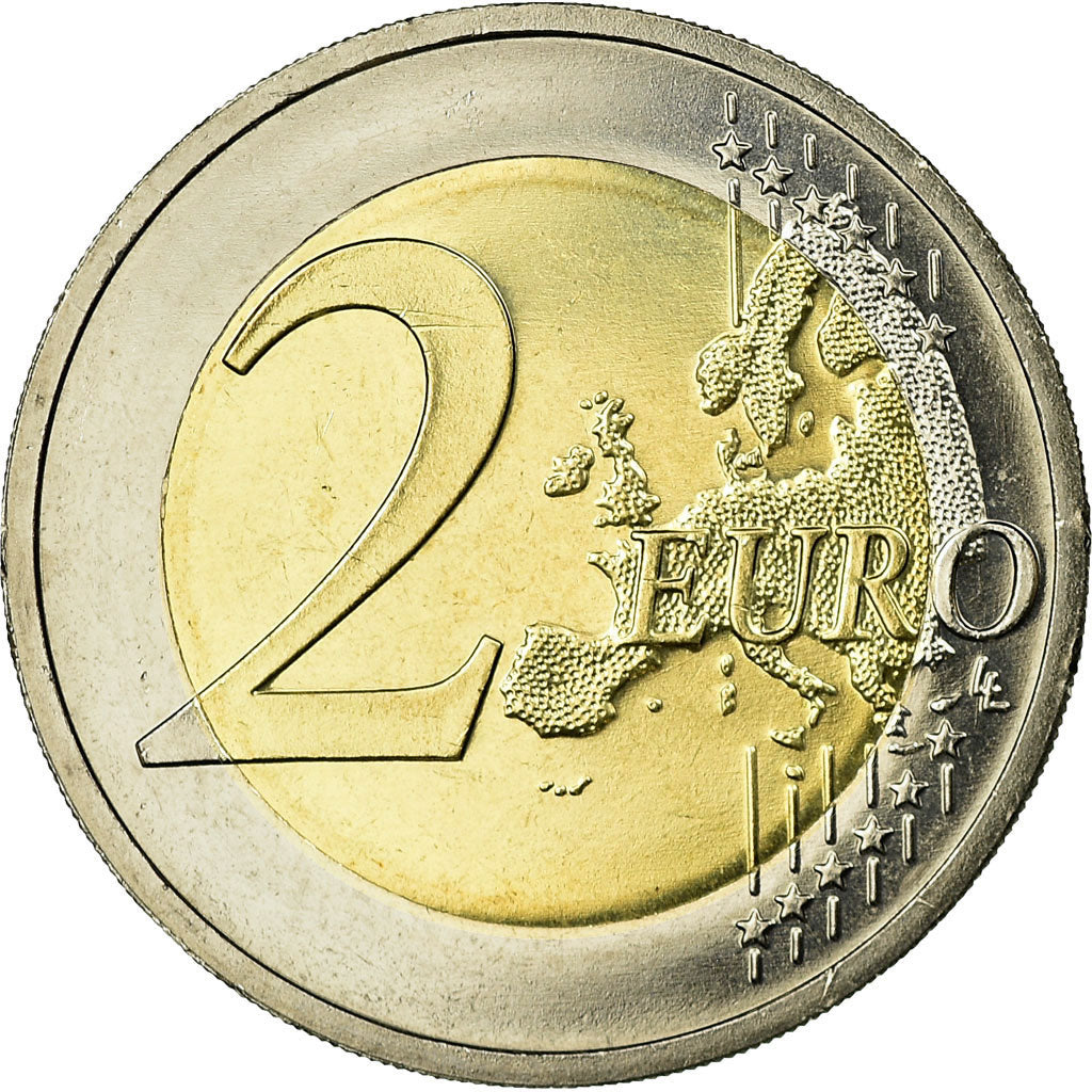 GERMANY - FEDERAL REPUBLIC, 2 Euro, Mecklembourg, 2007, AU(55-58), Bi-Metallic