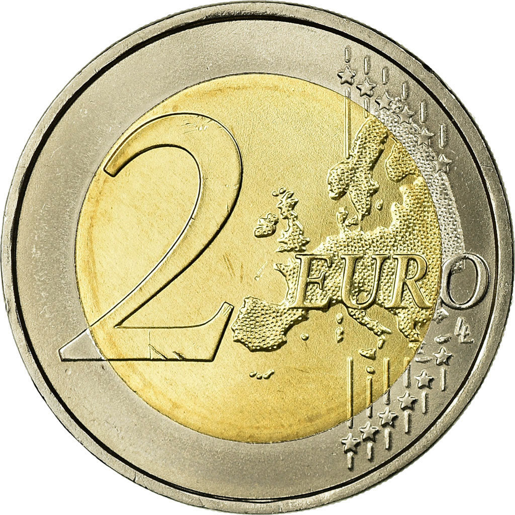 GERMANY - FEDERAL REPUBLIC, 2 Euro, Mecklembourg, 2007, AU(55-58), Bi-Metallic