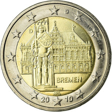 GERMANY - FEDERAL REPUBLIC, 2 Euro, Bremen town hall and statue and knight