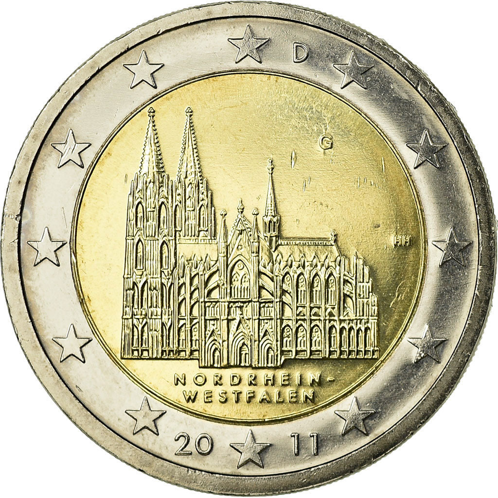 GERMANIA - REPUBBLICA FEDERALE, 2 Euro, NORDRHEIN - WESTFALEN, 2011, SPL-