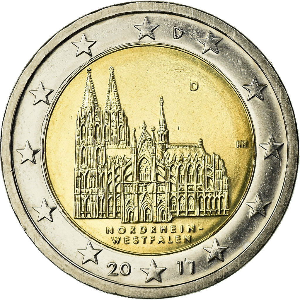 ALEMANIA - REPÚBLICA FEDERAL, 2 Euro, NORDRHEIN - WESTFALEN, 2011, EBC