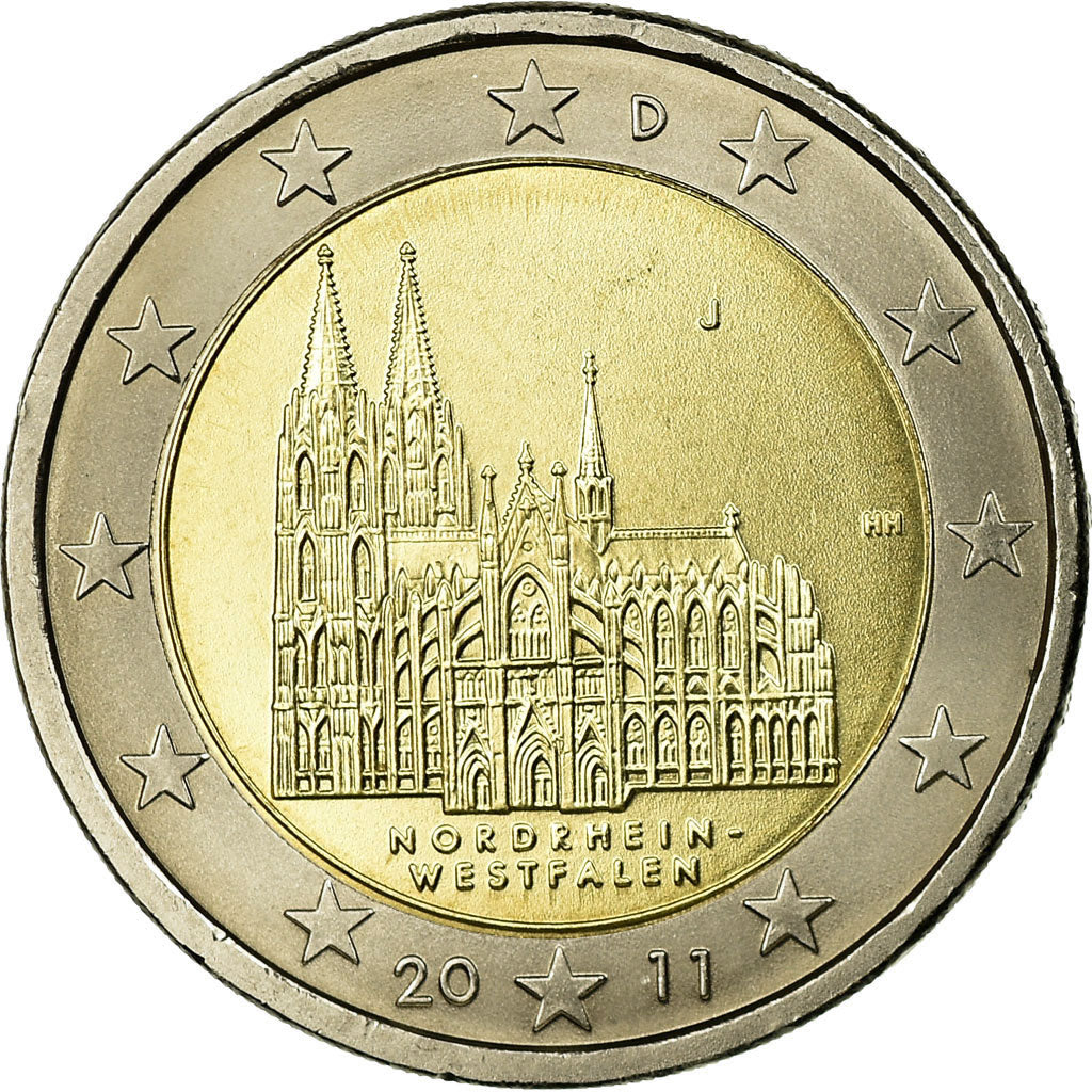 ALEMANIA - REPÚBLICA FEDERAL, 2 Euro, NORDRHEIN - WESTFALEN, 2011, MBC