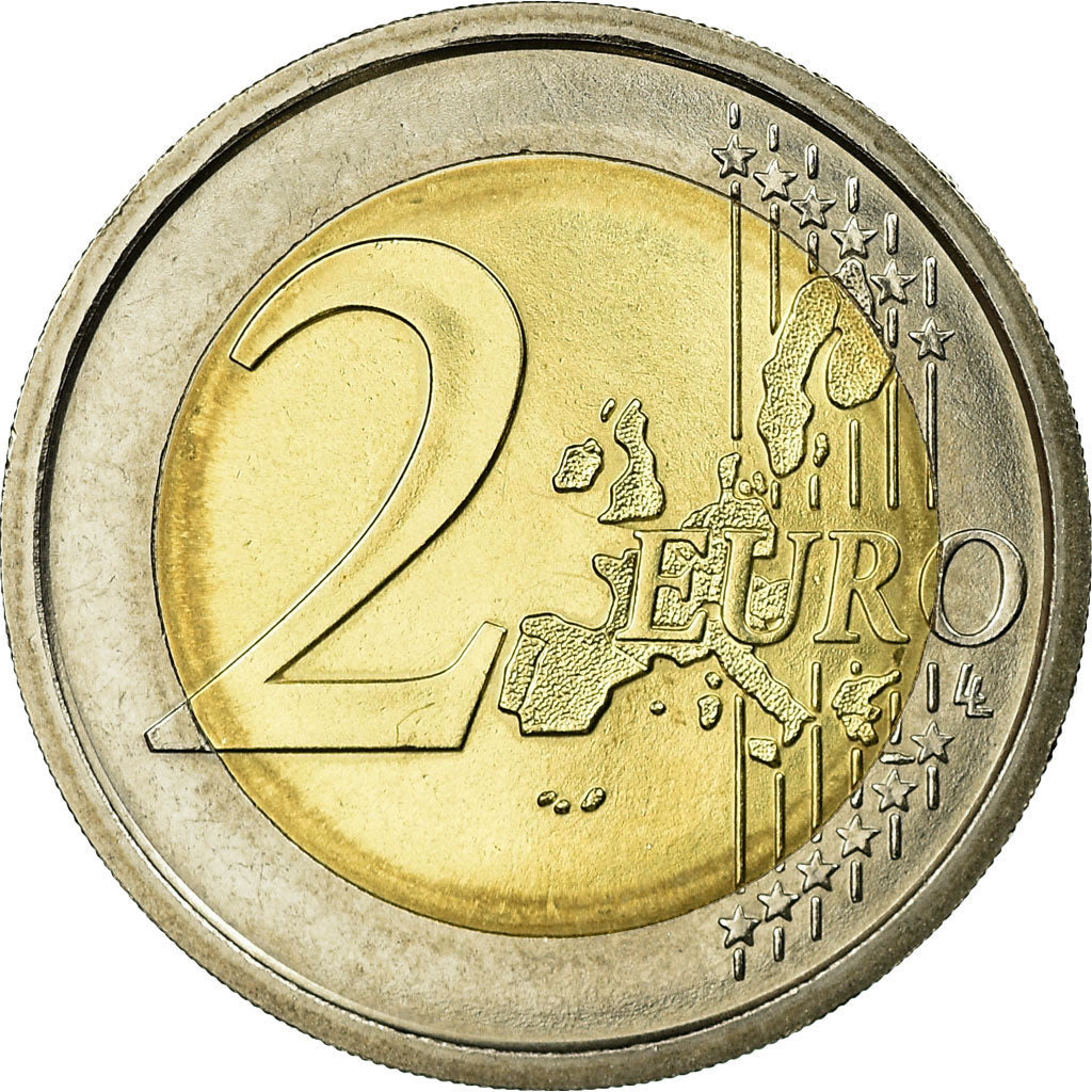 San Marino, 2 Euro, Government building, 2006, AU(55-58), Bi-Metallic, KM:447