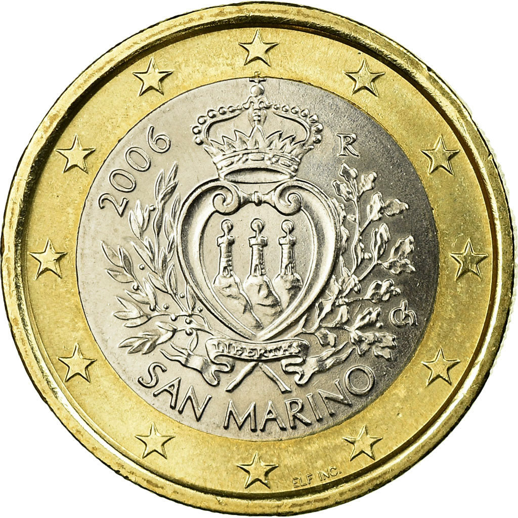 San Marino, Euro, 2006, SUP, Bi-Metallic, KM:446