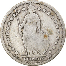 Coin, Switzerland, Franc, 1880, Bern, F(12-15), Silver, KM:24