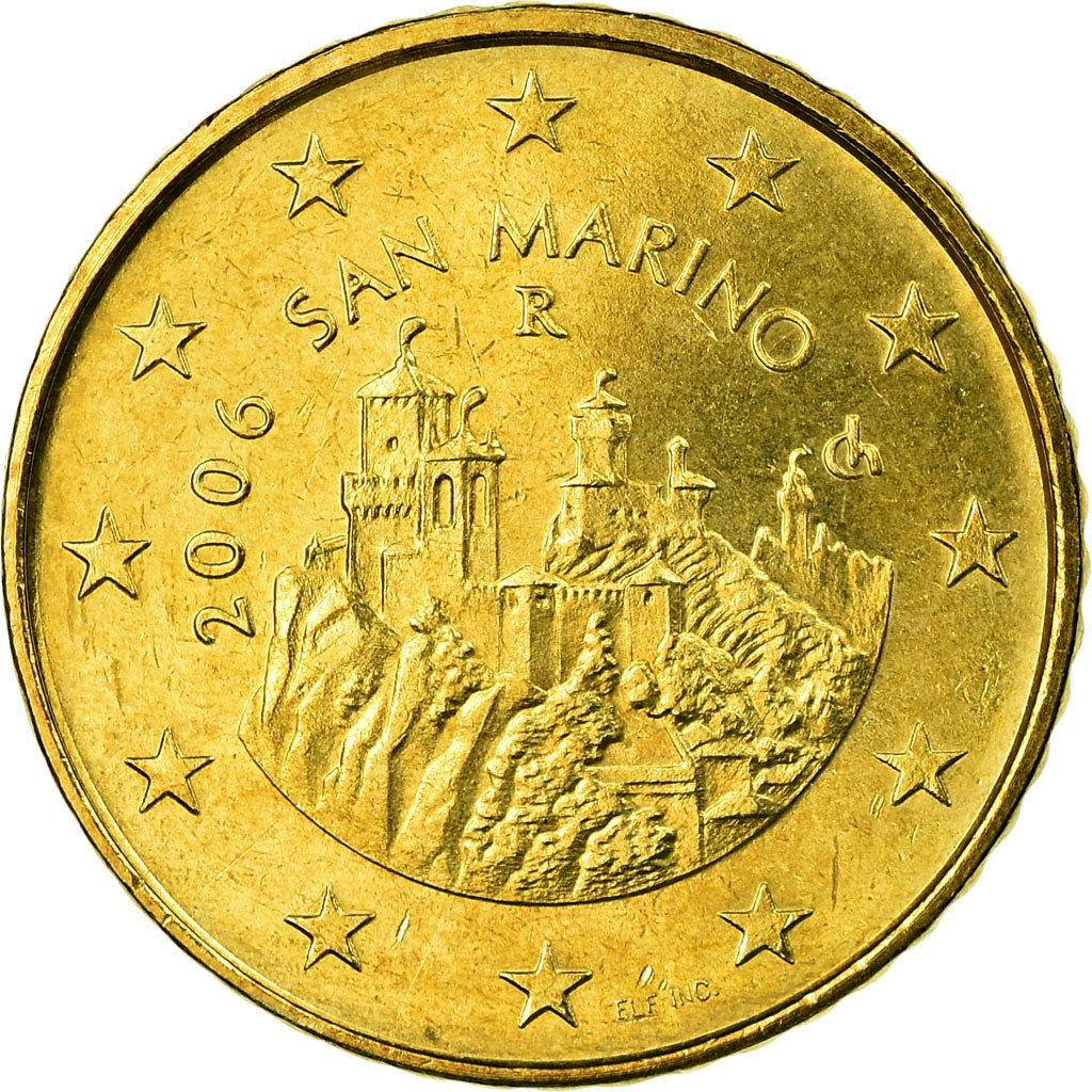 San Marino, 50 Euro Cent, 2006, SPL-, Ottone, KM:445