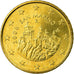 San Marino, 50 Euro Cent, 2006, AU(55-58), Latão, KM:445
