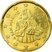 San Marino, 20 Euro Cent, 2006, AU(55-58), Brass, KM:444