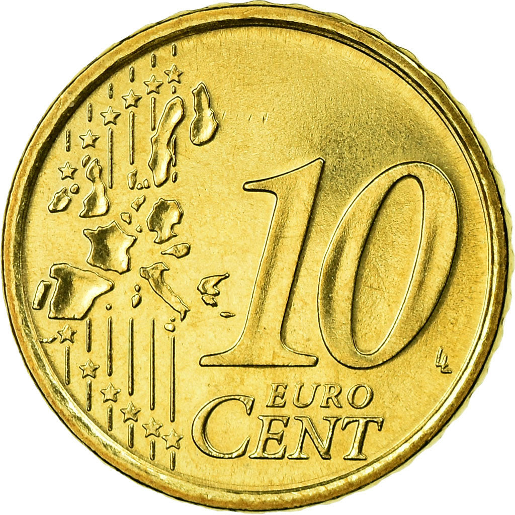 San Marino, 10 Euro Cent, 2006, AU(55-58), Brass, KM:443