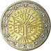 France, 2 Euro, 2002, MS(63), Bi-Metallic, Gadoury:8., KM:1289