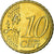 França, 10 Euro Cent, 2010, AU(55-58), Latão, Gadoury:4b., KM:1410