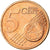 Francia, 5 Euro Cent, 2010, SPL-, Acciaio placcato rame, Gadoury:3., KM:1284