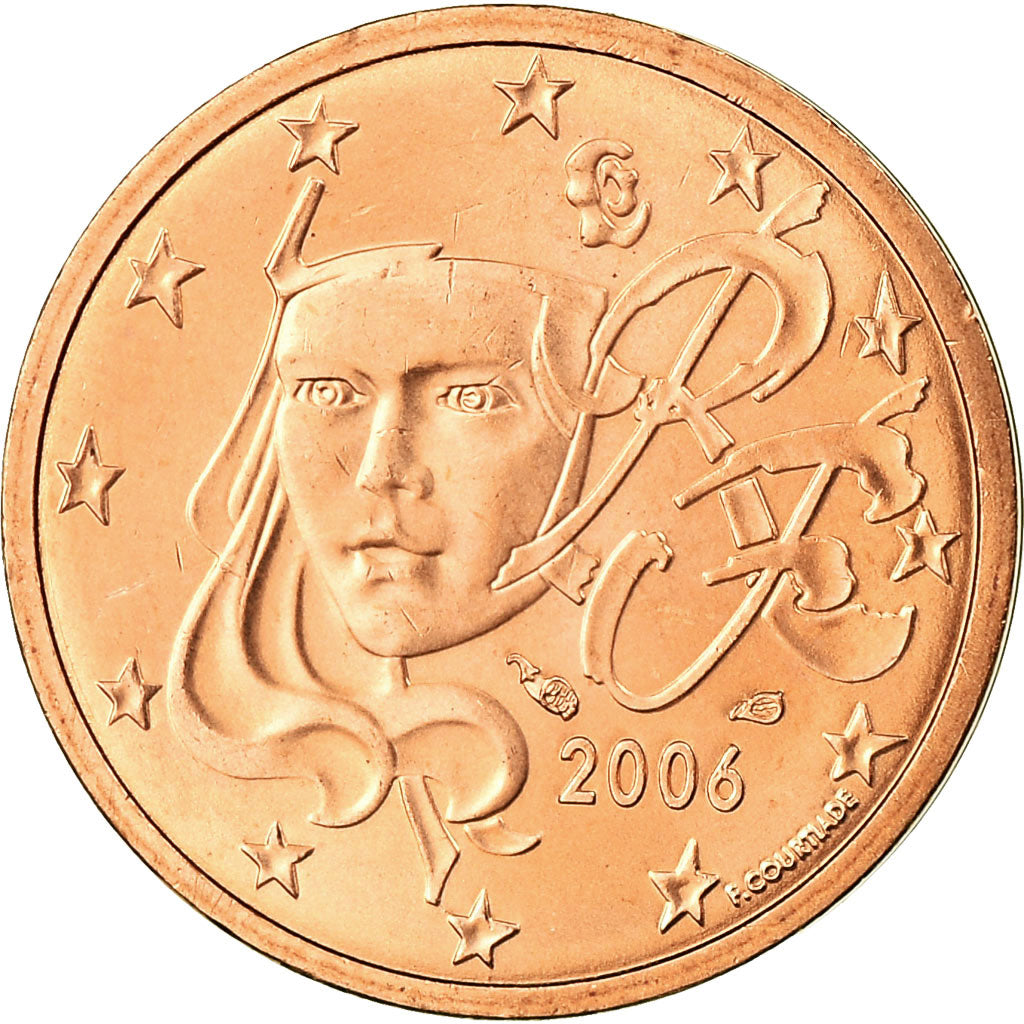 Francia, 2 Euro Cent, 2006, EBC, Cobre chapado en acero, Gadoury:2, KM:1283