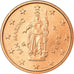 San Marino, 2 Euro Cent, 2006, SPL, Acciaio placcato rame, KM:441