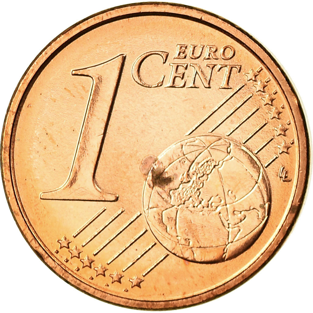 Coin, VATICAN CITY, Benedict XVI, Euro Cent, 2011, Rome, MS(63), Copper Plated
