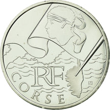 France, 10 Euro, Corse, 2010, MS(63), Silver, Gadoury:EU399, KM:1658