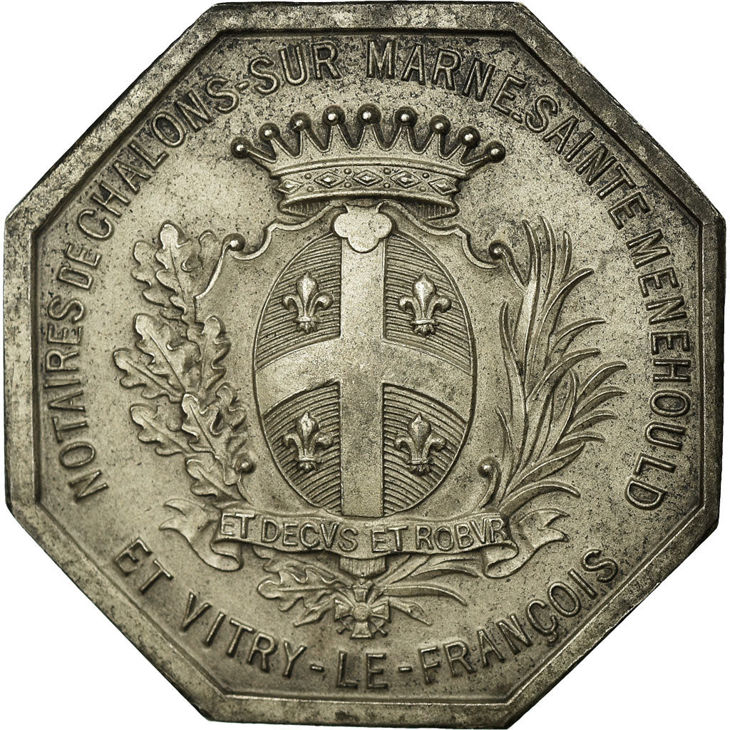 France, Token, Notaires de l'Arrondissement de Sainte-Menehould, Marne