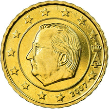 Belgium, 10 Euro Cent, 2007, AU(55-58), Brass, KM:242