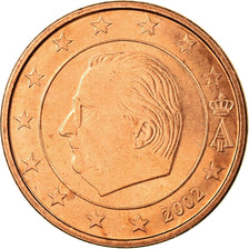 Belgium, 5 Euro Cent, 2002, AU(55-58), Copper Plated Steel, KM:226