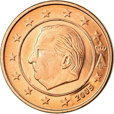 Belgium, 2 Euro Cent, 2005, AU(55-58), Copper Plated Steel, KM:225