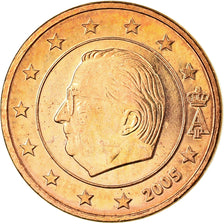 Belgium, Euro Cent, 2005, AU(55-58), Copper Plated Steel, KM:224