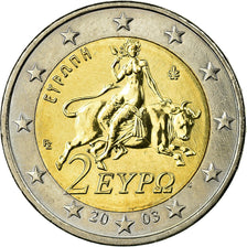 Griechenland, 2 Euro, 2003, UNZ, Bi-Metallic, KM:188