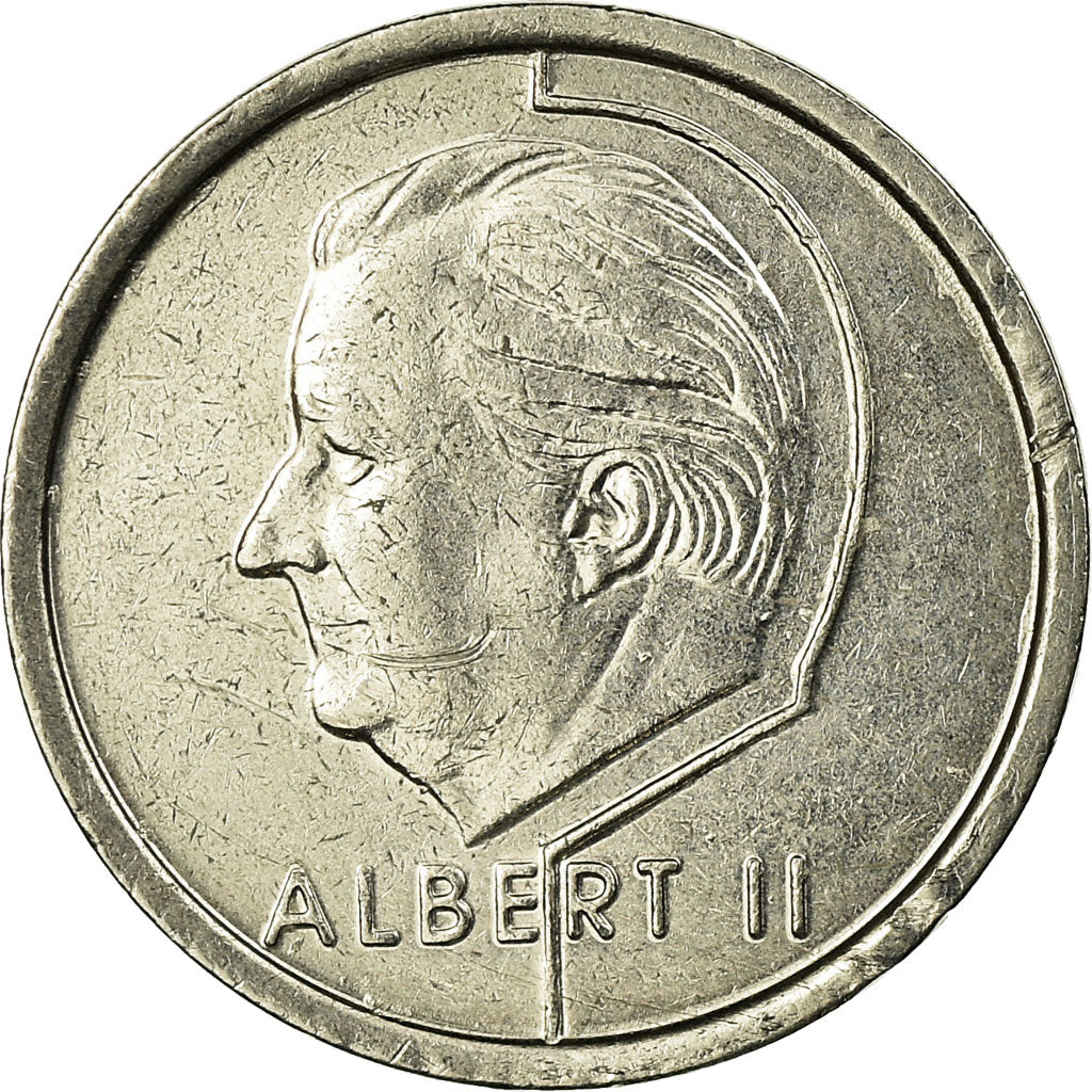 Moneta, Belgio, Albert II, Franc, 1997, Brussels, BB, Ferro placcato nichel