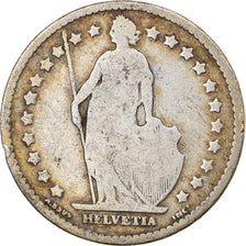 Coin, Switzerland, Franc, 1880, Bern, F(12-15), Silver, KM:24