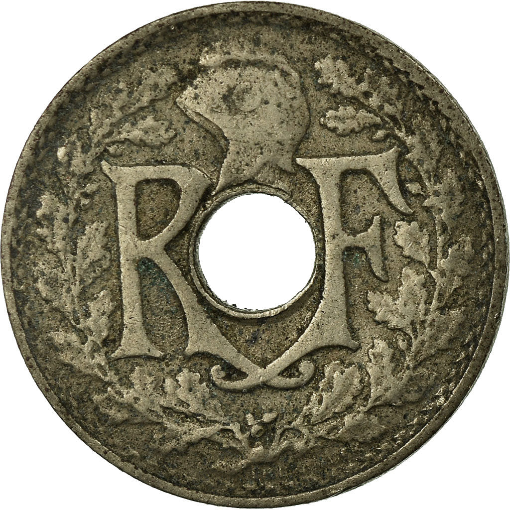 Coin, France, Lindauer, 5 Centimes, 1921, Paris, VF(20-25), Copper-nickel