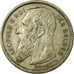 Moeda, Bélgica, 2 Francs, 2 Frank, 1909, AU(55-58), Prata, KM:58.1