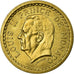 Coin, Monaco, Louis II, 2 Francs, Undated (1943), AU(55-58), Aluminum-Bronze