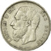 Coin, Belgium, Leopold II, 5 Francs, 5 Frank, 1876, EF(40-45), Silver, KM:24